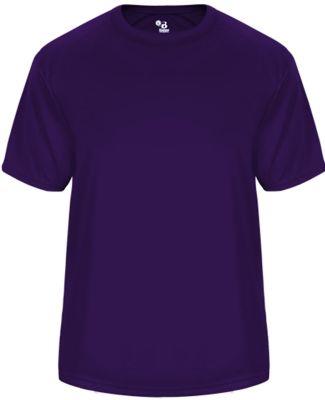 Badger Sportswear 4170 Vent Back Tee in Purple