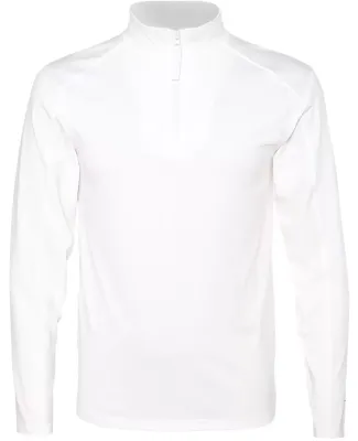Badger Sportswear 4280 Quarter-Zip Lightweight Pul White