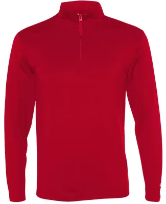 Badger Sportswear 4280 Quarter-Zip Lightweight Pul Red