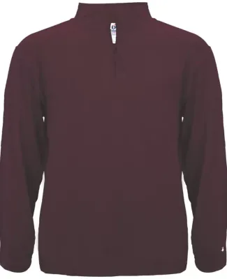 Badger Sportswear 4280 Quarter-Zip Lightweight Pul Maroon
