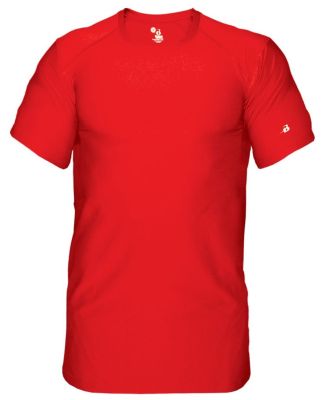Badger Sportswear 4521 Battle Short Sleeve T-Shirt Red