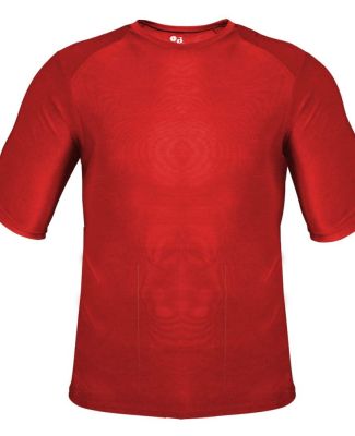 Badger Sportswear 4525 Battle Half Sleeve Tee Red