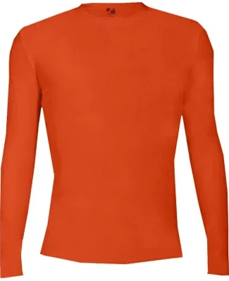 Badger Sportswear 4605 Pro-Compression Long Sleeve in Burnt orange
