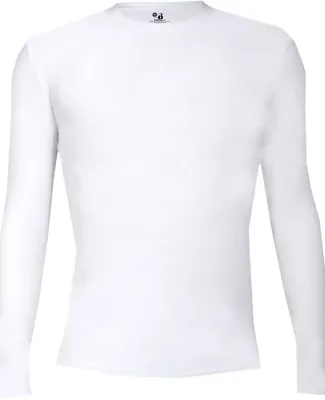 Badger Sportswear 4605 Pro-Compression Long Sleeve in White