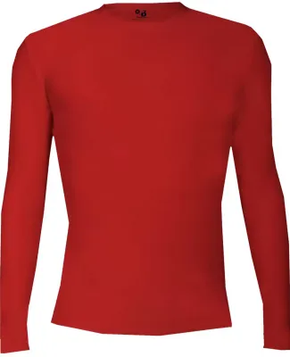 Badger Sportswear 4605 Pro-Compression Long Sleeve in Red