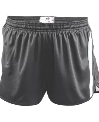 Badger Sportswear 7271 B-Core Aero Shorts Graphite/ White
