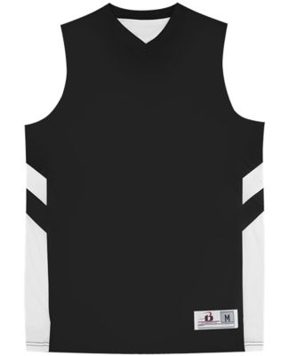 Badger Sportswear 8566 B-Pivot Rev. Tank Black/ White