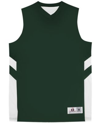 Badger Sportswear 8566 B-Pivot Rev. Tank Forest/ White