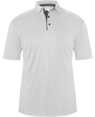 Badger Sportswear 4040 Ultimate SoftLock™ Polo White/ Graphite