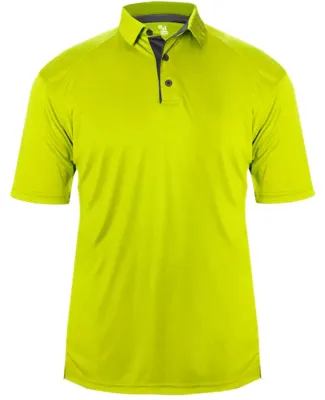 Badger Sportswear 4040 Ultimate SoftLock™ Polo Safety Yellow/ Graphite