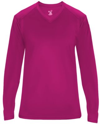 Badger Sportswear 4064 Women's Ultimate SoftLock?? in Hot pink
