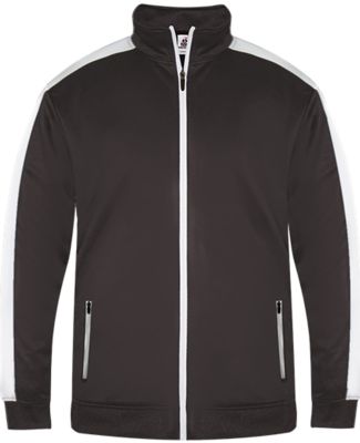 Badger Sportswear 1580 Triumph Jacket Graphite/ White