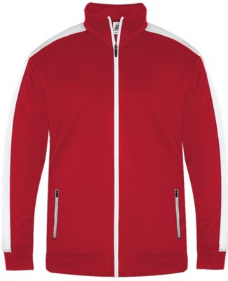 Badger Sportswear 1580 Triumph Jacket Red/ White