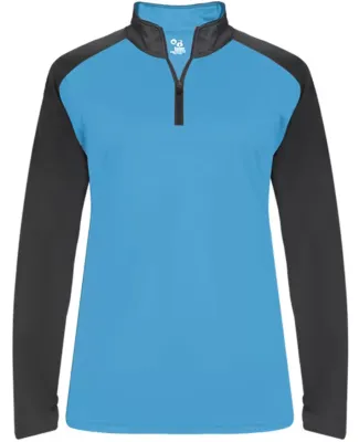 Badger Sportswear 4008 Women's Ultimate SoftLock?? Columbia Blue/ Graphite