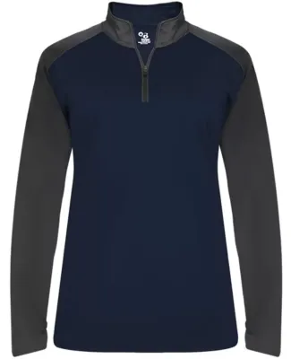 Badger Sportswear 4008 Women's Ultimate SoftLock?? Navy/ Graphite