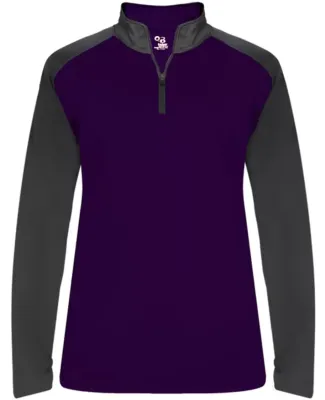 Badger Sportswear 4008 Women's Ultimate SoftLock?? Purple/ Graphite