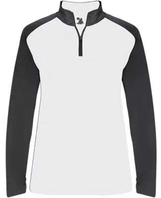 Badger Sportswear 4008 Women's Ultimate SoftLock?? White/ Graphite