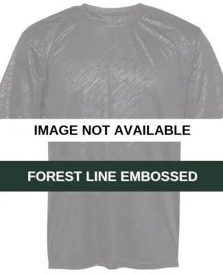 Badger Sportswear 4131 Line Embossed Short Sleeve  Forest Line Embossed
