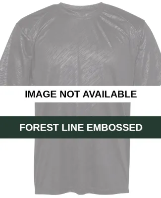 Badger Sportswear 4131 Line Embossed Short Sleeve  Forest Line Embossed