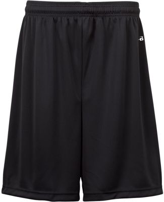 Badger Sportswear 2107 B-Dry Youth 6" Shorts in Black