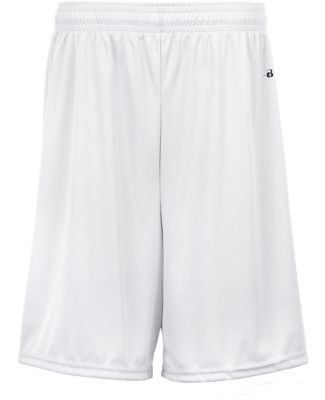 Badger Sportswear 2107 B-Dry Youth 6" Shorts in White