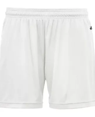 Badger Sportswear 2116 B-Core Girl's Shorts White