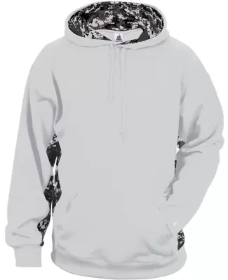 Badger Sportswear 1464 Digital Camo Colorblock Per White/ Black