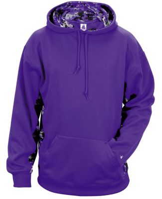 Badger Sportswear 1464 Digital Camo Colorblock Per in Purple/ purple