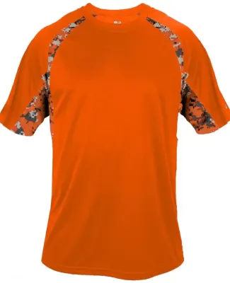 Badger Sportswear 2140 Digital Camo Youth Hook T-S Burnt Orange