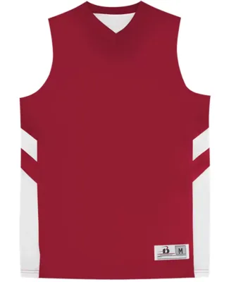 Badger Sportswear 2566 B-Pivot Rev. Youth Tank Red/ White