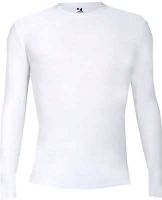 Badger Sportswear 2605 Pro-Compression Youth Long  in White