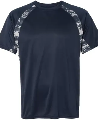 Badger Sportswear 4140 Digital Camo Hook T-Shirt Navy