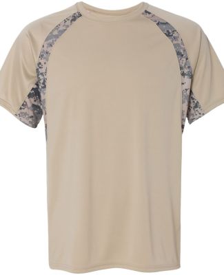 Badger Sportswear 4140 Digital Camo Hook T-Shirt in Sand/ sand digital