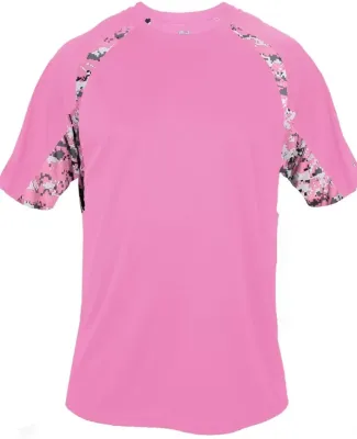 Badger Sportswear 4140 Digital Camo Hook T-Shirt Pink