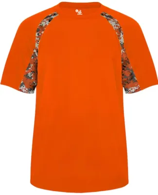 Badger Sportswear 4140 Digital Camo Hook T-Shirt Burnt Orange/ Burnt Orange