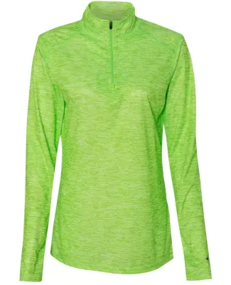Badger Sportswear 4193 Blend Women's Quarter-Zip P Lime