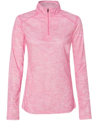 Badger Sportswear 4193 Blend Women's Quarter-Zip P Pink