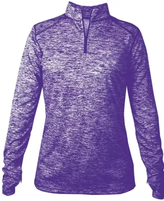 Badger Sportswear 4193 Blend Women's Quarter-Zip P Purple