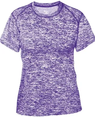 Badger Sportswear 4196 Blend Women's Short Sleeve  Purple