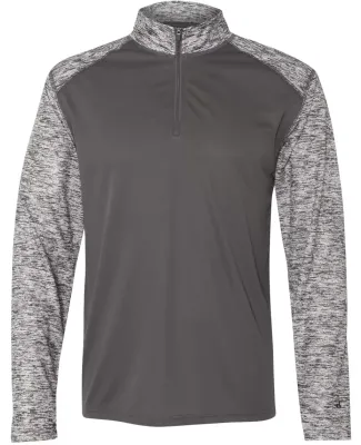 Badger Sportswear 4197 Blend Sport Quarter-Zip Graphite/ Graphite Blend