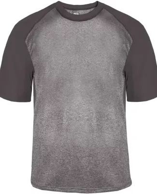 Badger Sportswear 4341 Pro Heather Sport T-Shirt Steel/ Graphite