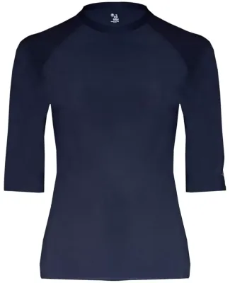 Badger Sportswear 4627 Pro-Compression Half-Sleeve Navy