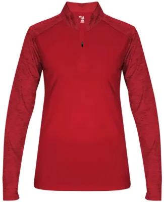 Badger Sportswear 4179 Women's Sport Tonal Blend Q Red/ Red Tonal Blend