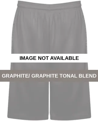 Badger Sportswear 4168 Tonal Blend Panel Shorts Graphite/ Graphite Tonal Blend