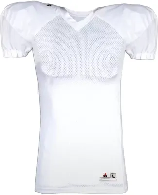 Badger Sportswear 2485 Youth Solid Football Jersey White