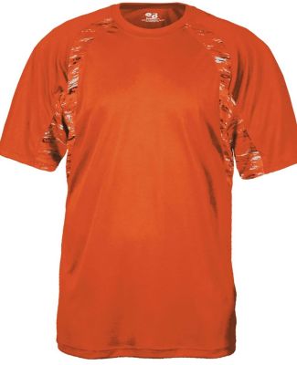 Badger Sportswear 2142 Static Youth Hook T-Shirt Burnt Orange/ Burnt Orange Static