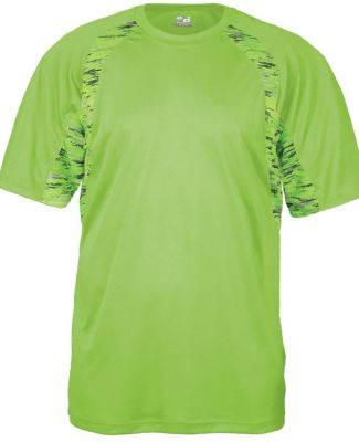 Badger Sportswear 2142 Static Youth Hook T-Shirt Lime/ Lime Static