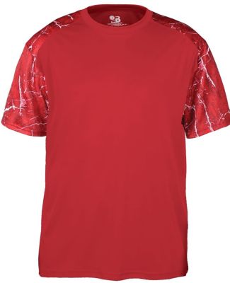 Badger Sportswear 2143 Shock Youth Sport T-Shirt Red