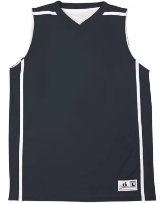 Badger Sportswear 2552 B-Core Youth B-Line Reversi Navy/ White