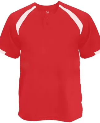 Badger Sportswear 2932 B-Core Youth Competitor Pla Red/ White
